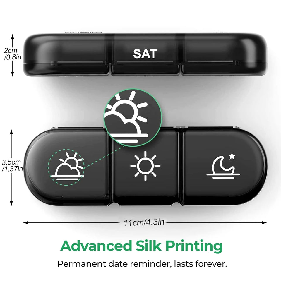 7-Day Pill Organizer Box