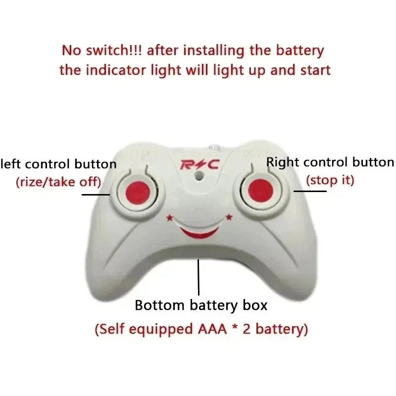 Rechargeable Mini RC Drone Helicopter for Kids