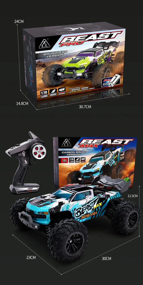SG116MAX Brushless 1:16 4WD RC Drift Car (Up to 80 km/h)