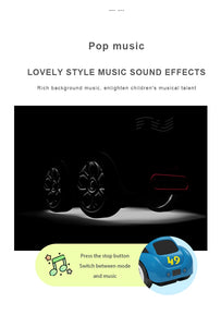 Rechargeable Smart Toy Car for Kids Obstacle Sensing and Fun Lights