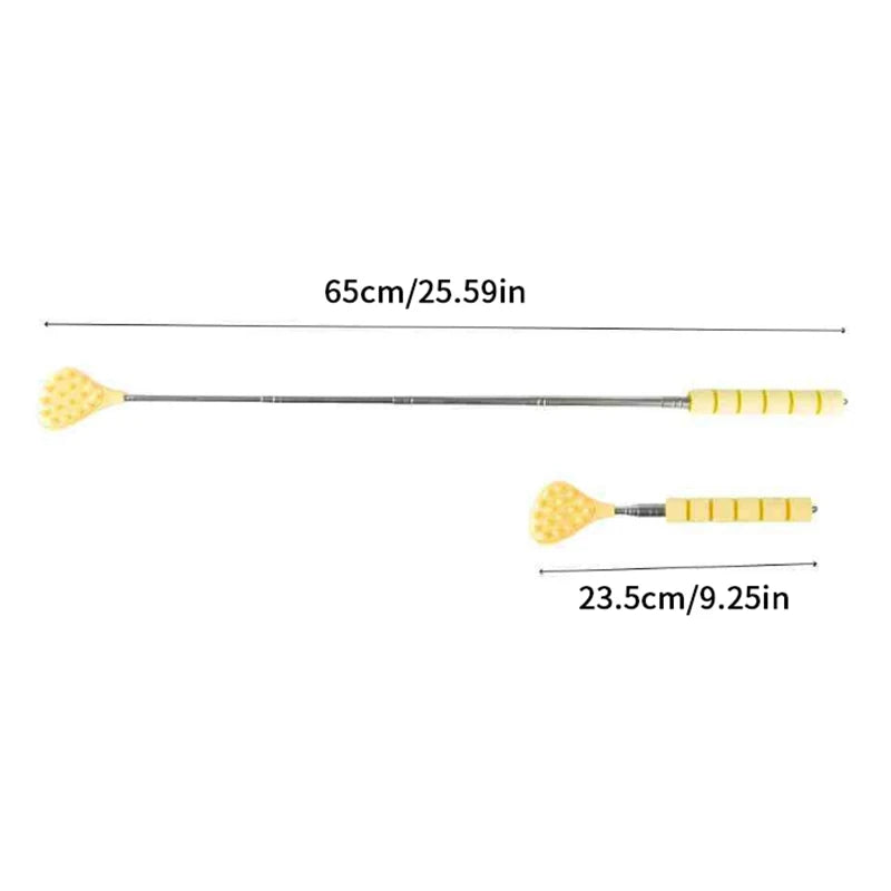 Extendable Cactus Back Scratcher for Pets Retractable Massager