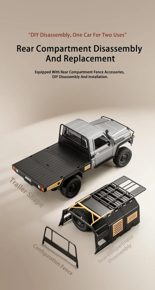 MN82S 1:12 4WD RC Crawler Pickup Truck (LC79 Style)