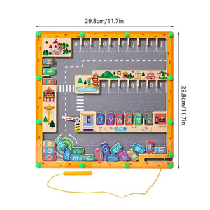 Montessori Alphabet Parking Maze