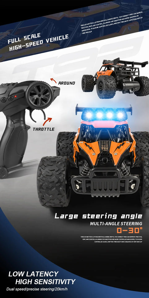 1:16 RC Drift Racing Truck 2.4G High Speed with LED Lights