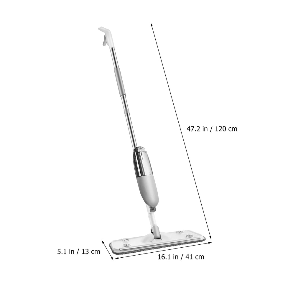 Refillable Spray Mop with Microfiber Pads
