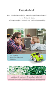 Rechargeable Smart Toy Car for Kids Obstacle Sensing and Fun Lights