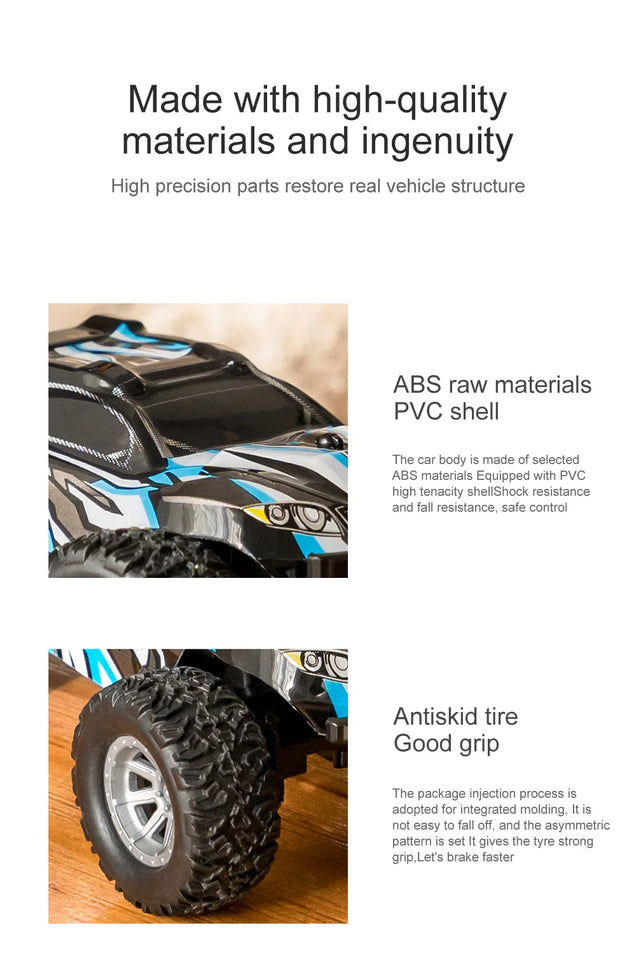 1:32 Mini RC Car 20 km/h 2.4GHz Off Road Drift Crawler