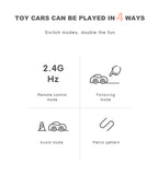 Rechargeable Smart Toy Car for Kids Obstacle Sensing and Fun Lights