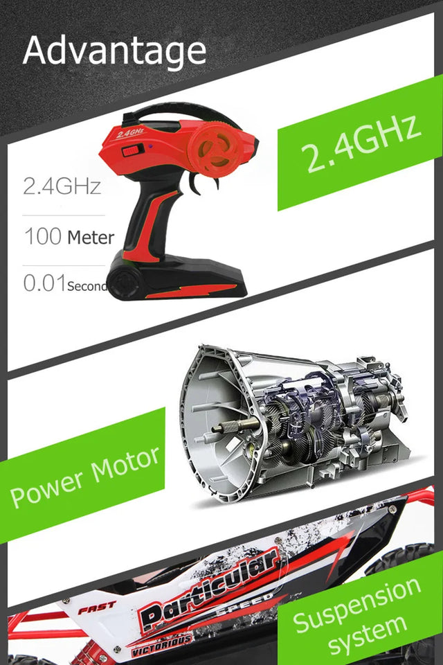 4WD RC Off Road Buggy 2.4G (1:12 or 1:16)
