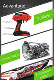 4WD RC Off Road Buggy 2.4G (1:12 or 1:16)