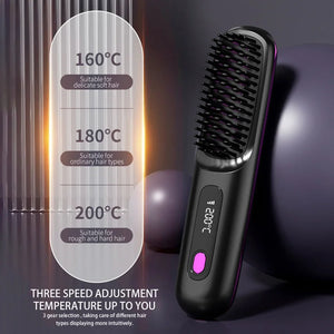 Mini Ceramic Hair Straightening Comb