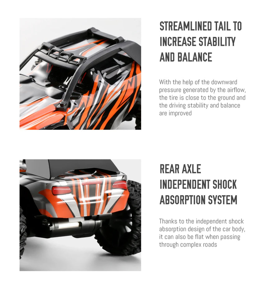 1:32 Mini RC Car 20 km/h 2.4GHz Off Road Drift Crawler