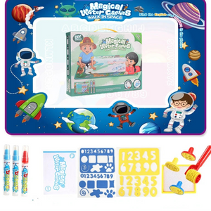 Magic Water Drawing Mat with Reusable Pens for Kids