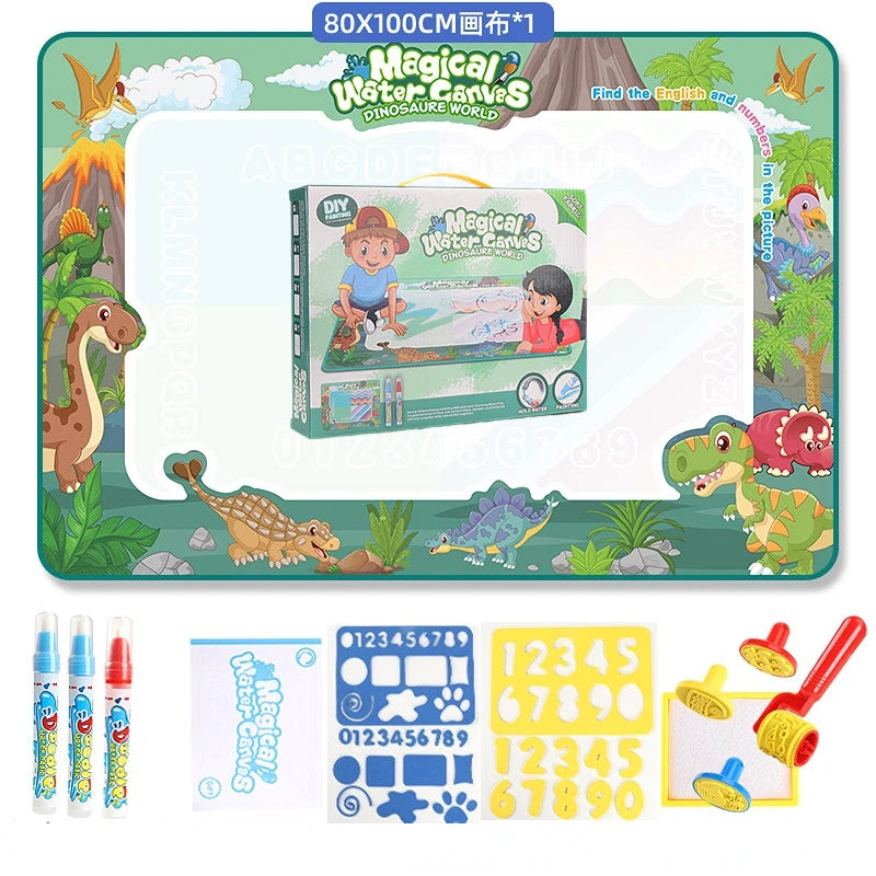 Magic Water Drawing Mat with Reusable Pens for Kids