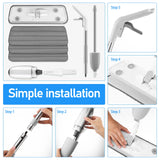 Refillable Spray Mop with Microfiber Pads