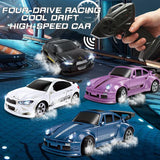 KF20 1:64 Mini Drift RC Car Four Wheel Remote Control Desk Racer