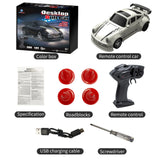 KF20 1:64 Mini Drift RC Car Four Wheel Remote Control Desk Racer