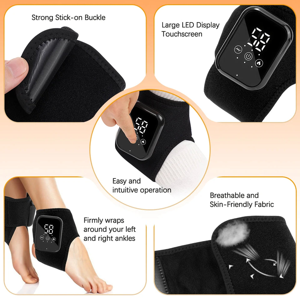 Electric Heating Massager for Foot, Ankle and Wrist