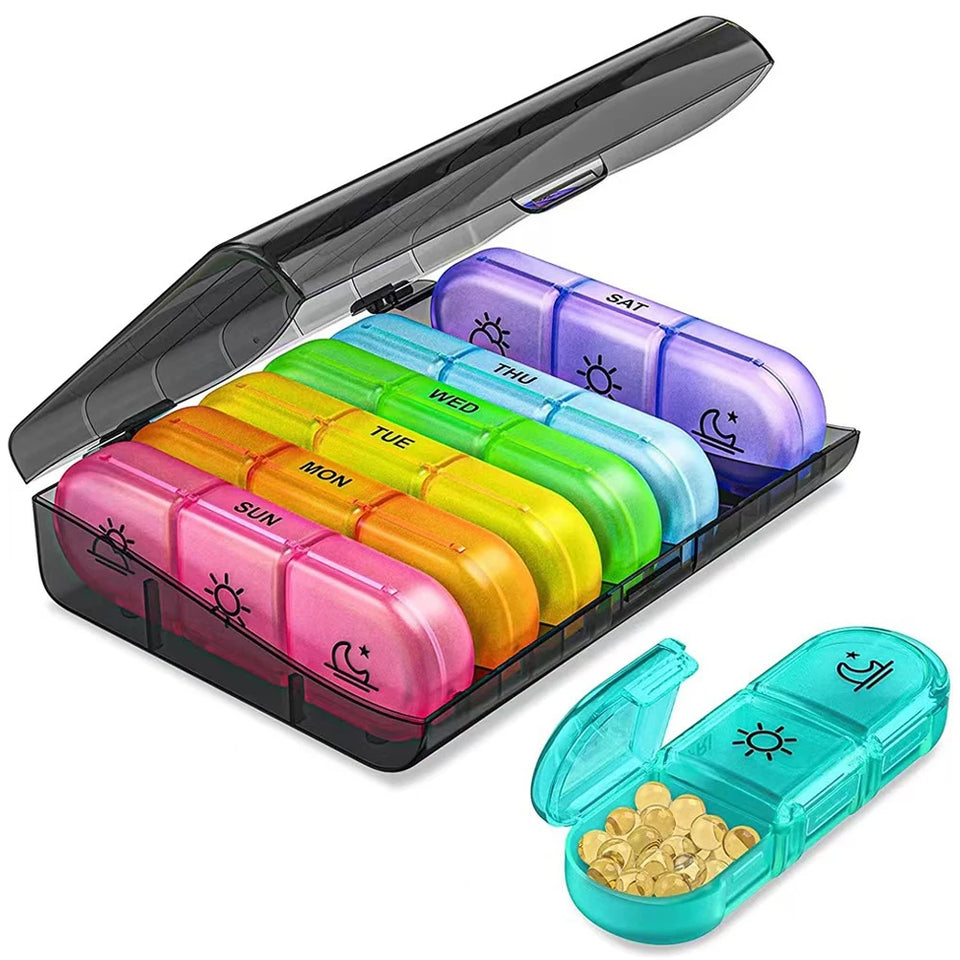7-Day Pill Organizer Box
