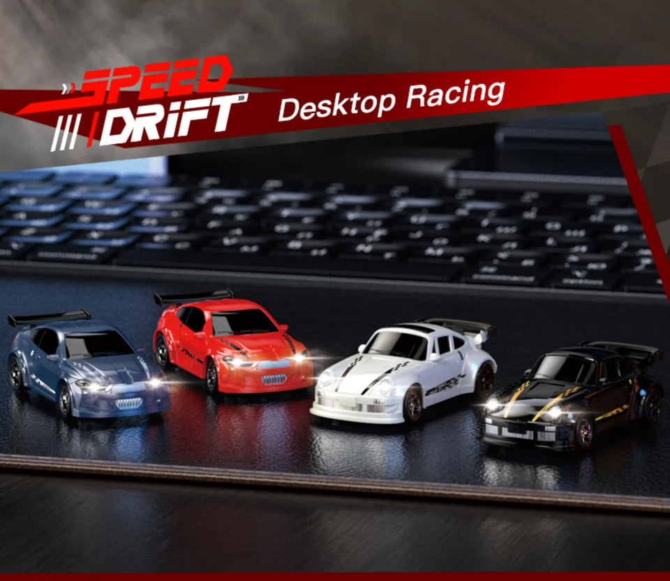 KF20 1:64 Mini Drift RC Car Four Wheel Remote Control Desk Racer