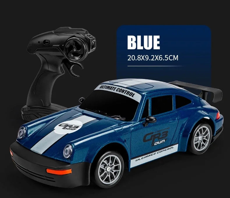 4WD RC Drift Car 2.4G High Speed 20 km/h with LED Lights