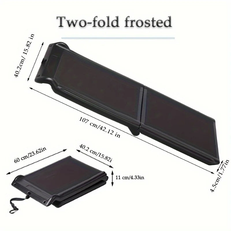 Folding Pet Ramp for Cars and SUVs with Side Rails