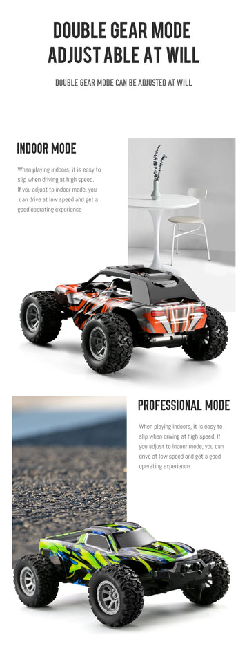 1:32 Mini RC Car 20 km/h 2.4GHz Off Road Drift Crawler