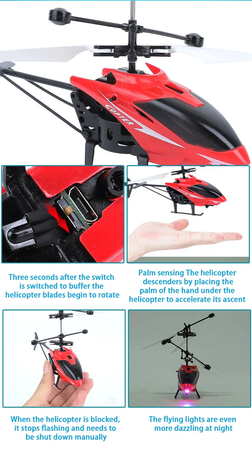 Rechargeable Mini RC Drone Helicopter for Kids