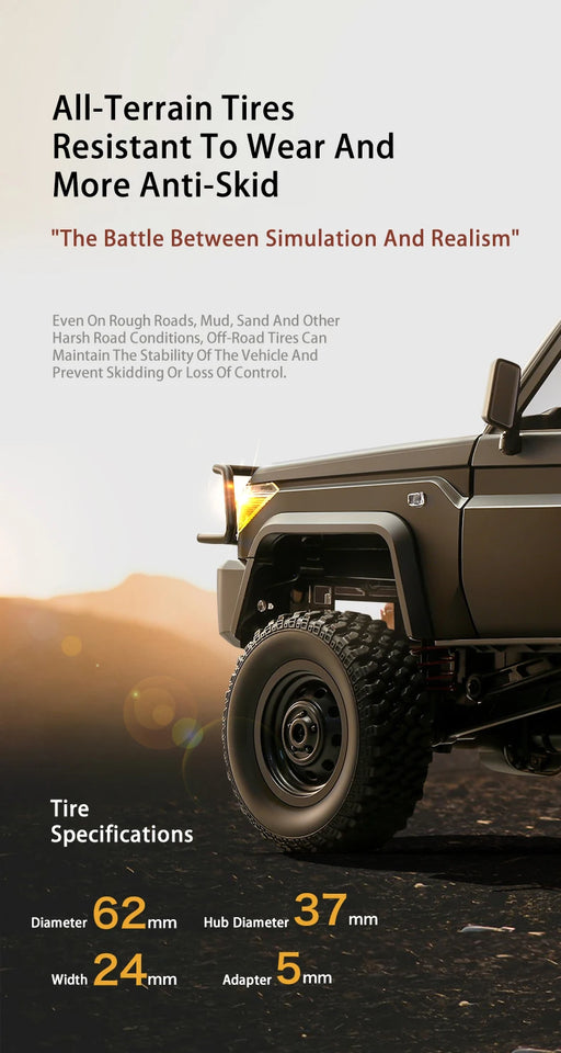 MN82S 1:12 4WD RC Crawler Pickup Truck (LC79 Style)