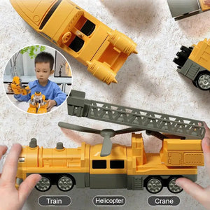 Magnetic Transform Car Assembled Toys