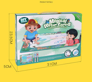 Magic Water Drawing Mat with Reusable Pens for Kids