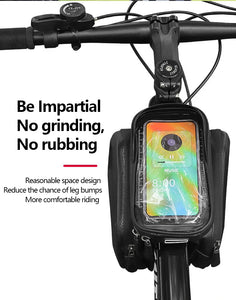 Bicycle Phone Bag with Touch Screen and Large Storage