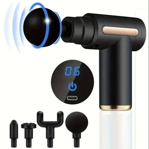 Deep Tissue Massage Gun for Pain Relief – 8 Heads | Portable Muscle Massager