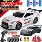 4WD RC Drift Car 2.4G High Speed 20 km/h with LED Lights