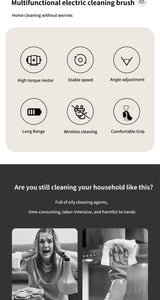 Wireless Electric Cleaning Brush Multifunctional Household Tool