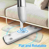 Refillable Spray Mop with Microfiber Pads