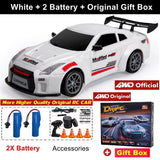 4WD RC Drift Car 2.4G High Speed 20 km/h with LED Lights