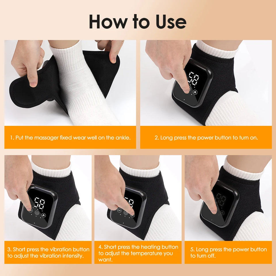Electric Heating Massager for Foot, Ankle and Wrist