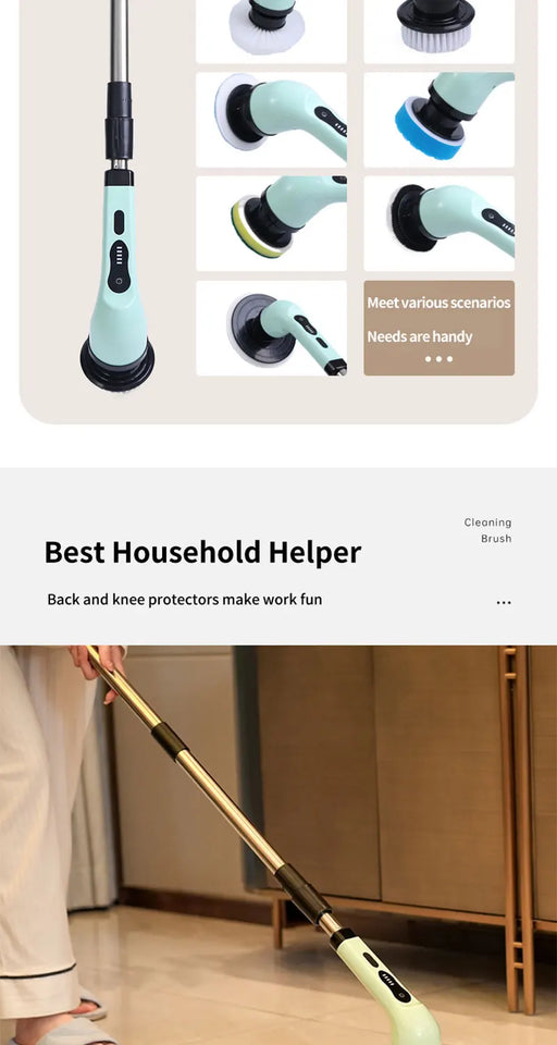 Wireless Electric Cleaning Brush Multifunctional Household Tool
