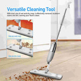 Refillable Spray Mop with Microfiber Pads