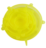 Reusable Silicone Stretch Lids for Food Storage, 6Pcs