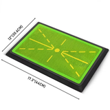 Golf Swing Training Mat with Strike Trace Detection