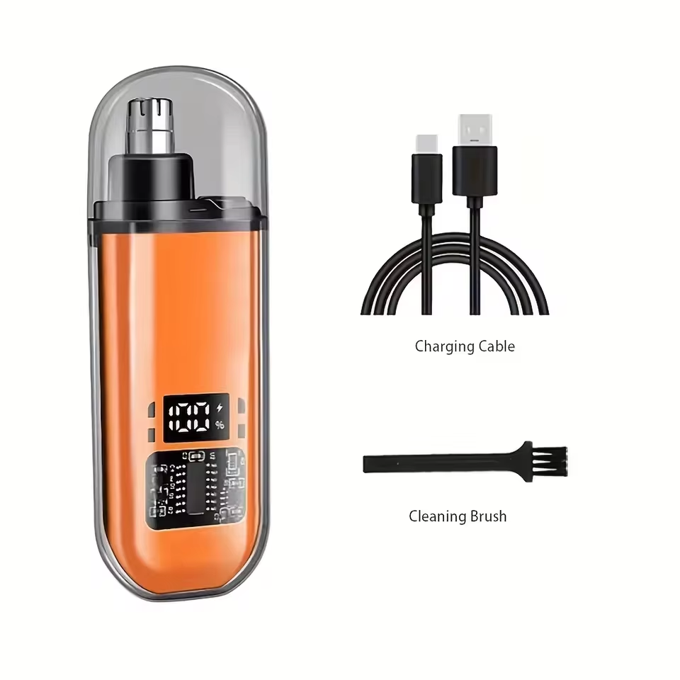 Men’s USB Rechargeable Nose and Ear Hair Trimmer