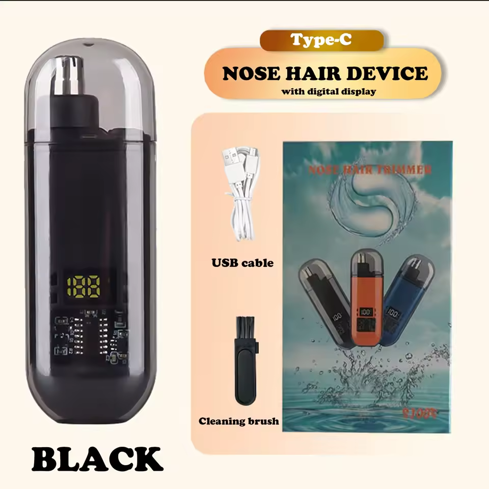 Men’s USB Rechargeable Nose and Ear Hair Trimmer