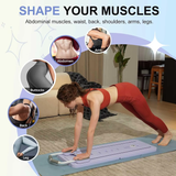 Multifunctional Pilates Board with Resistance Bands