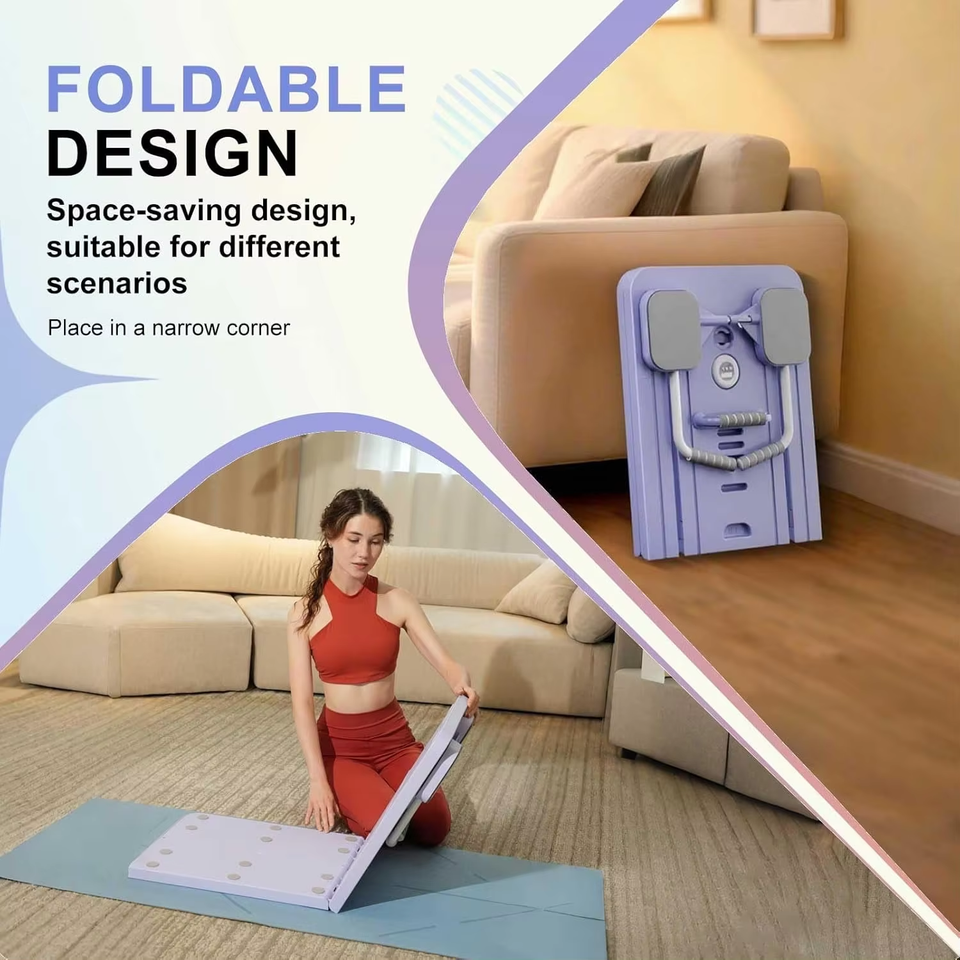 Multifunctional Pilates Board with Resistance Bands
