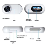 Mini Pet Collar Camera with 1080P HD Video and LCD Display