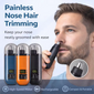 Men’s USB Rechargeable Nose and Ear Hair Trimmer