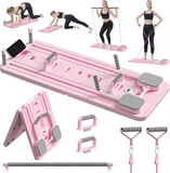 Multifunctional Pilates Board with Resistance Bands