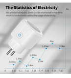 Smart WiFi Plug with Energy Monitoring and App Control